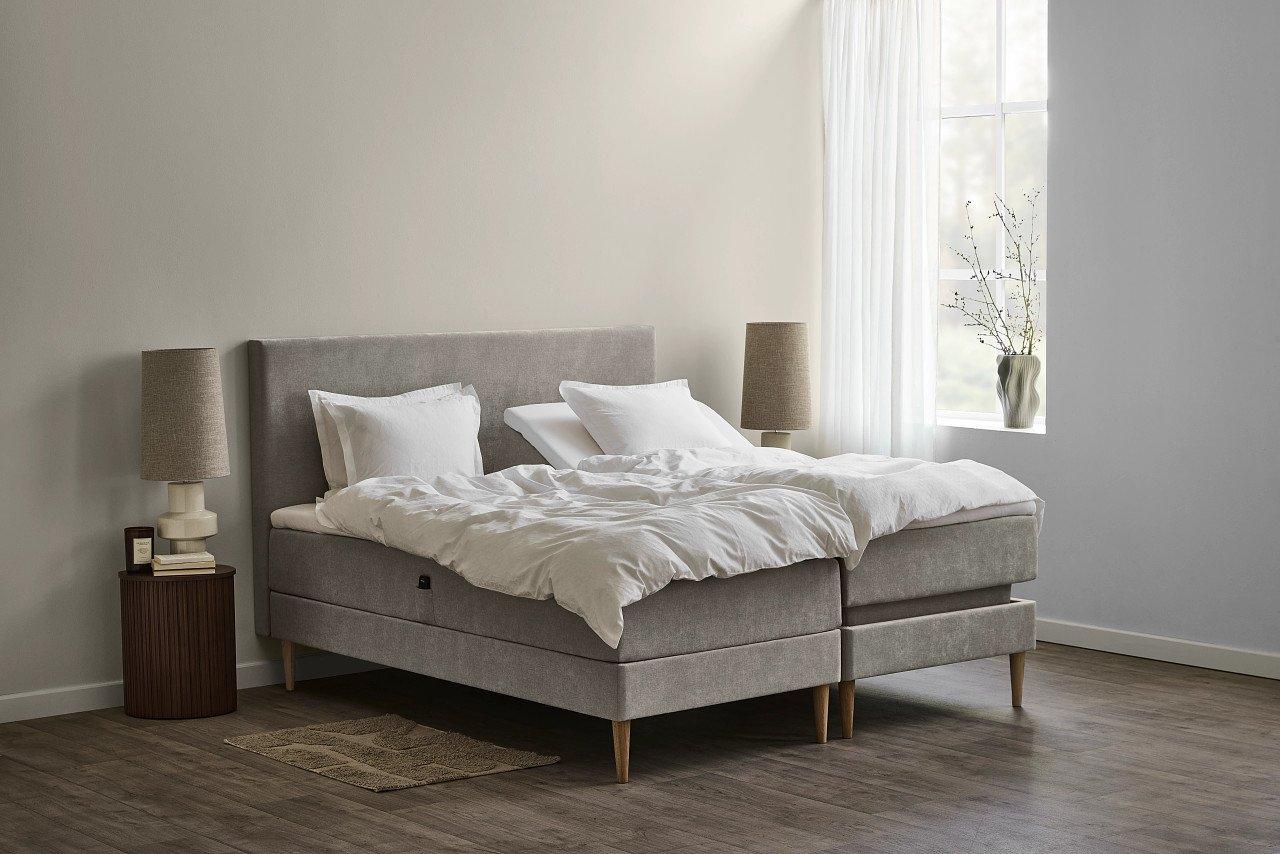 TEMPUR Relaxation ställbar säng mjuk-180x200-Silver Grey