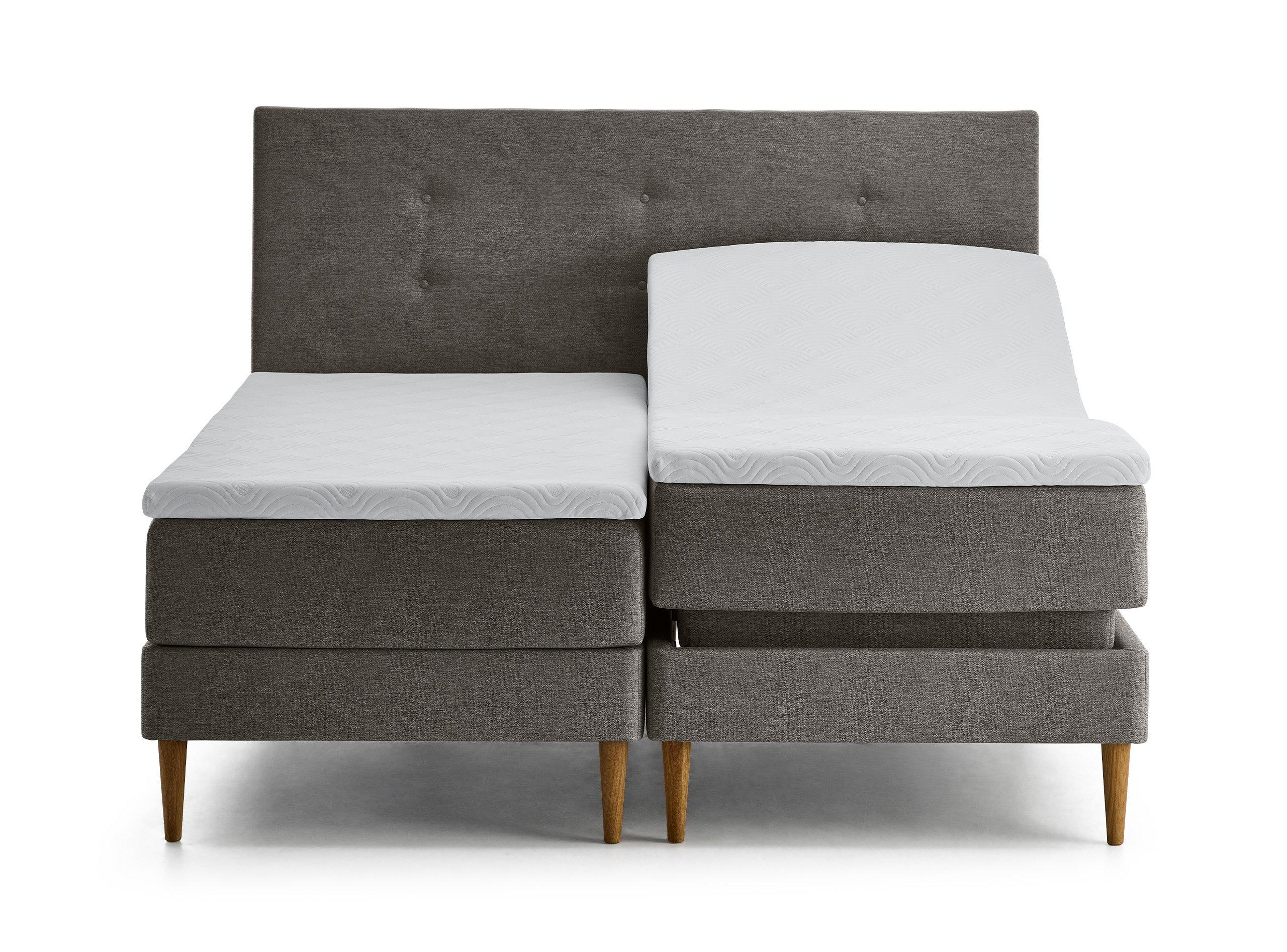 TEMPUR St&auml;llbar s&auml;ng 160x200 Mjuk Titanium