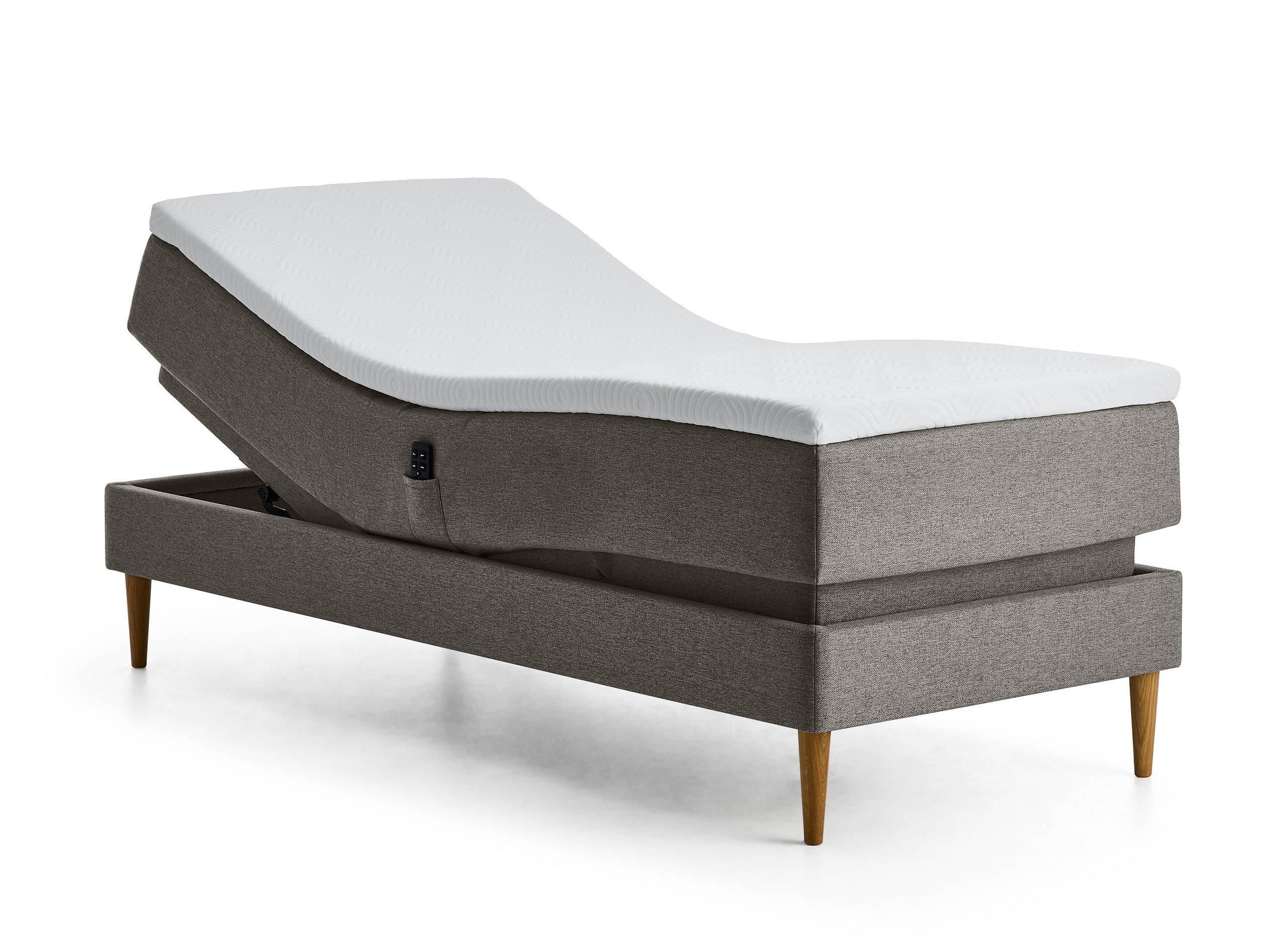 TEMPUR St&auml;llbar s&auml;ng 160x200 Mjuk Titanium