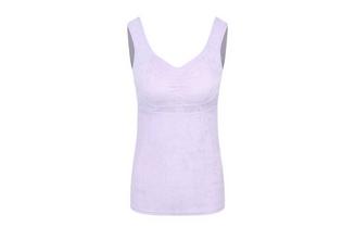 Women's Padded Soft Top In Lavender Pink