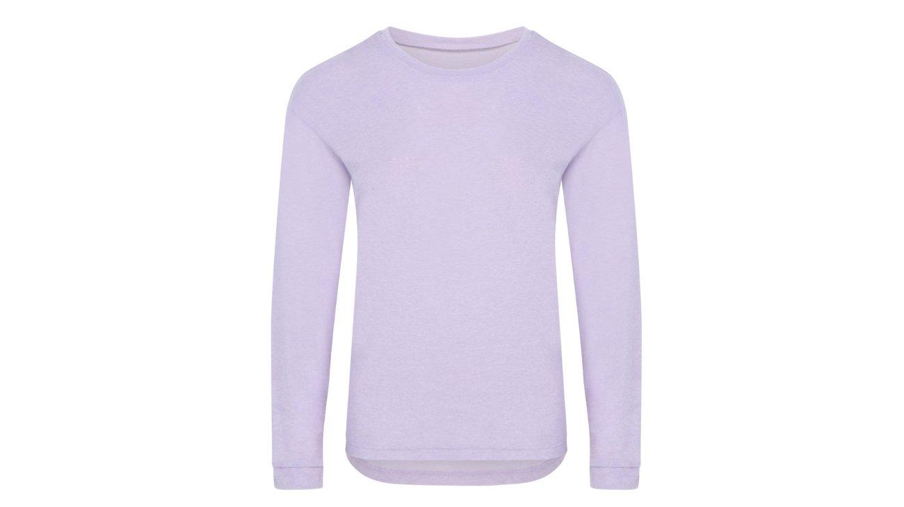 Women's Long Sleeve Soft T-Shirt In Lavender