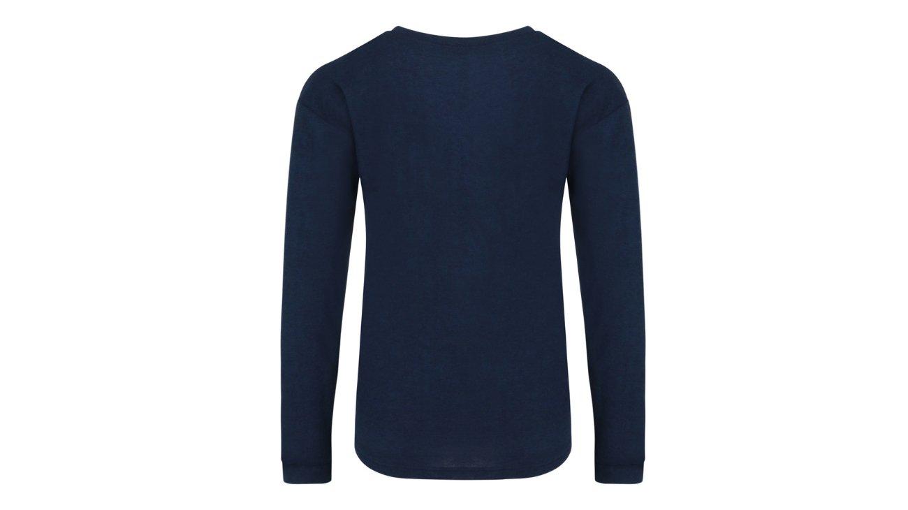 Women's Long Sleeve Soft T-Shirt In Navy