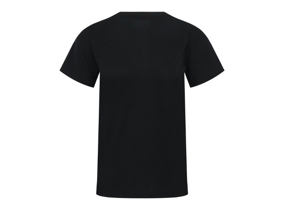 Women's Short Sleeve Jersey T-Shirt In Black