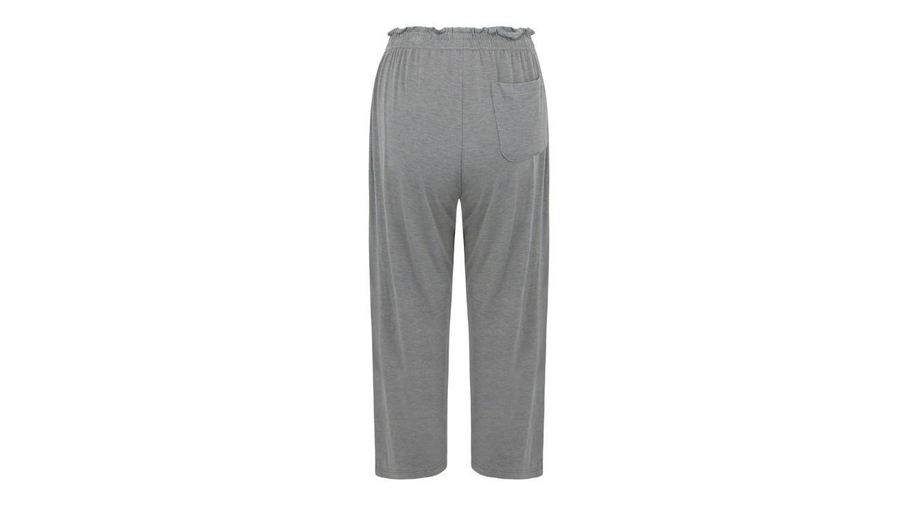 Women's Jersey Crop Pants In Grey