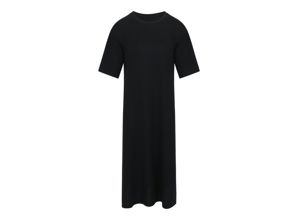 Women's Padded Jersey Dress In Black