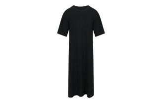 Women's Padded Jersey Dress In Black