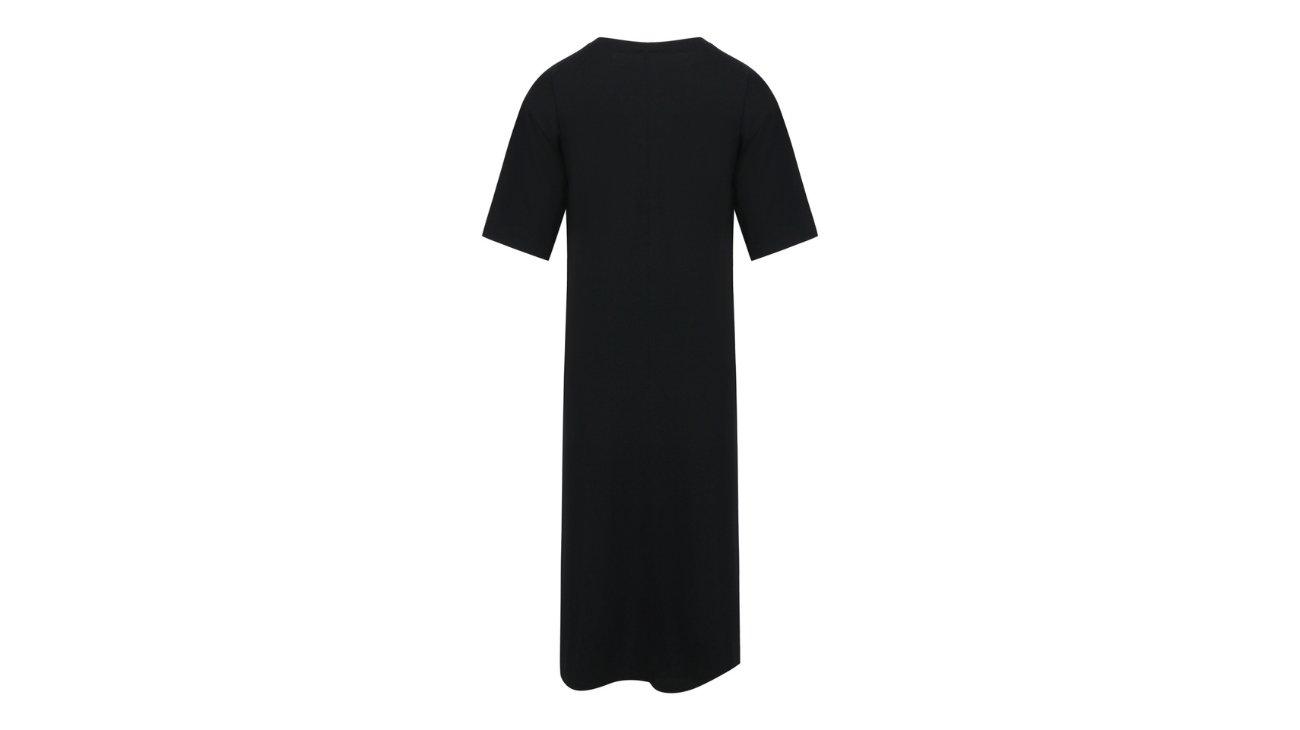 Women's Padded Jersey Dress In Black