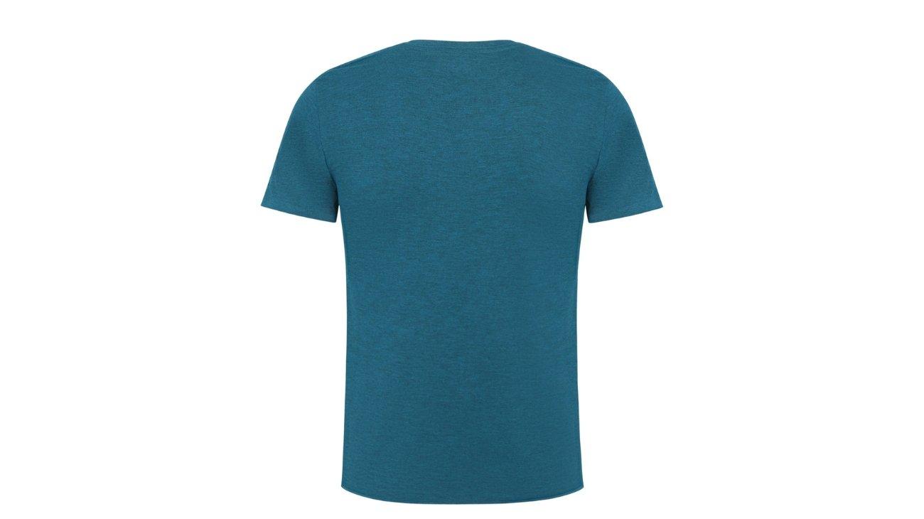 Men's Short Sleeve V Neck T-Shirt In Blue