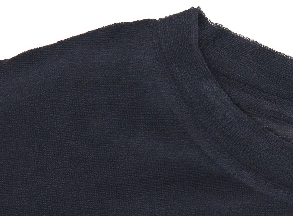 Men's Short Sleeve Crew Neck Shirt With Pocket In Navy