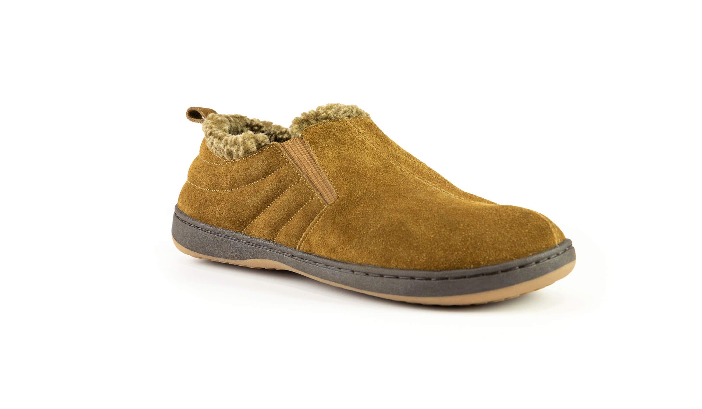 Mens suede online slippers