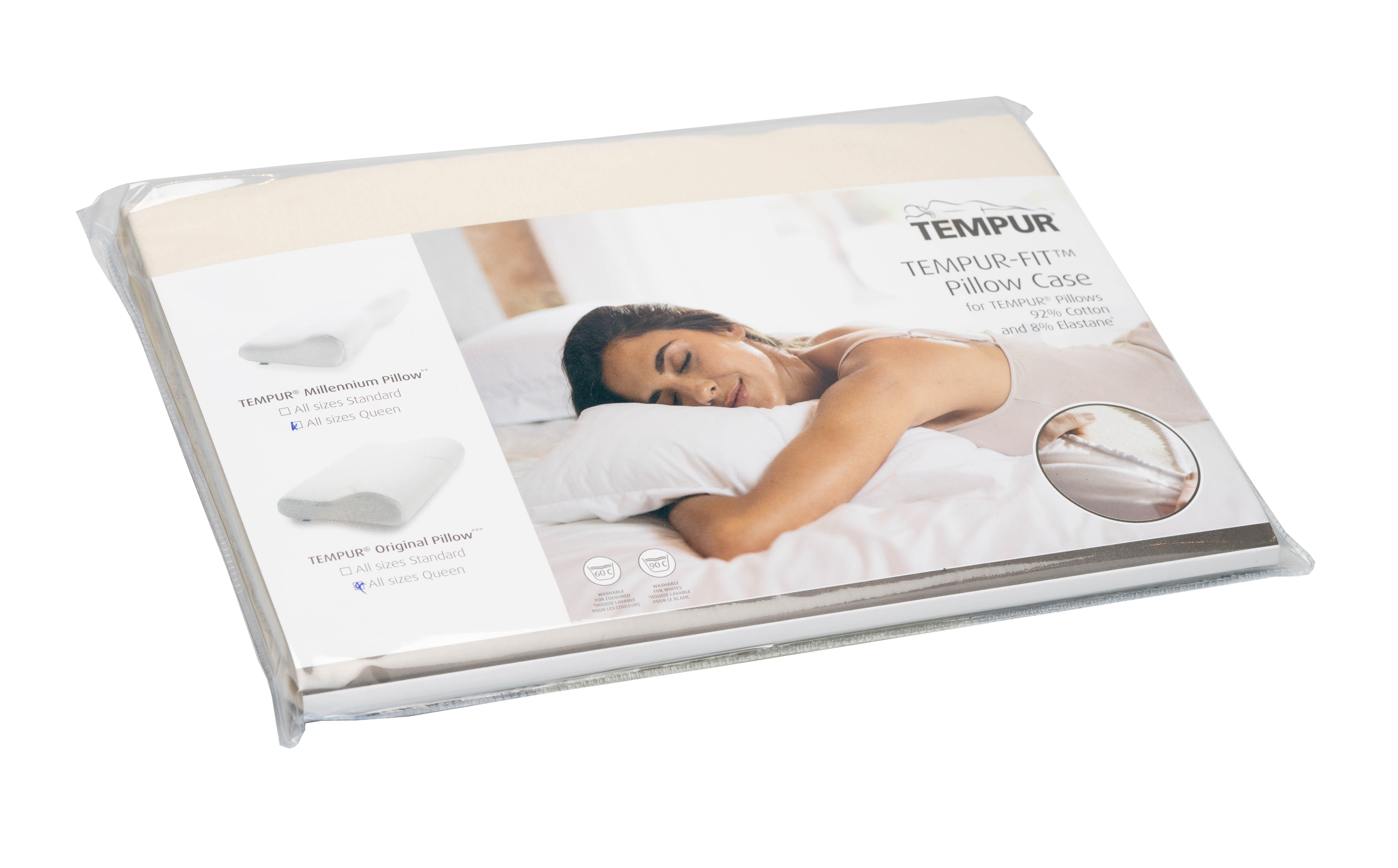 TEMPUR-FIT™ Kussensloop voor Original Queen, Symphony en Millenium hoofdkussen - Crème
