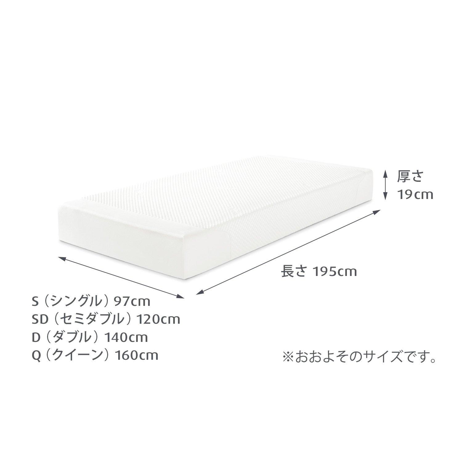 tempur テンピュール クラウド 19 クイーン マットレス 160cm | www