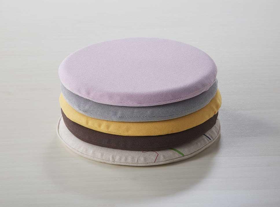 マルマルクッション アッシュ 椅子用クッション 座布団