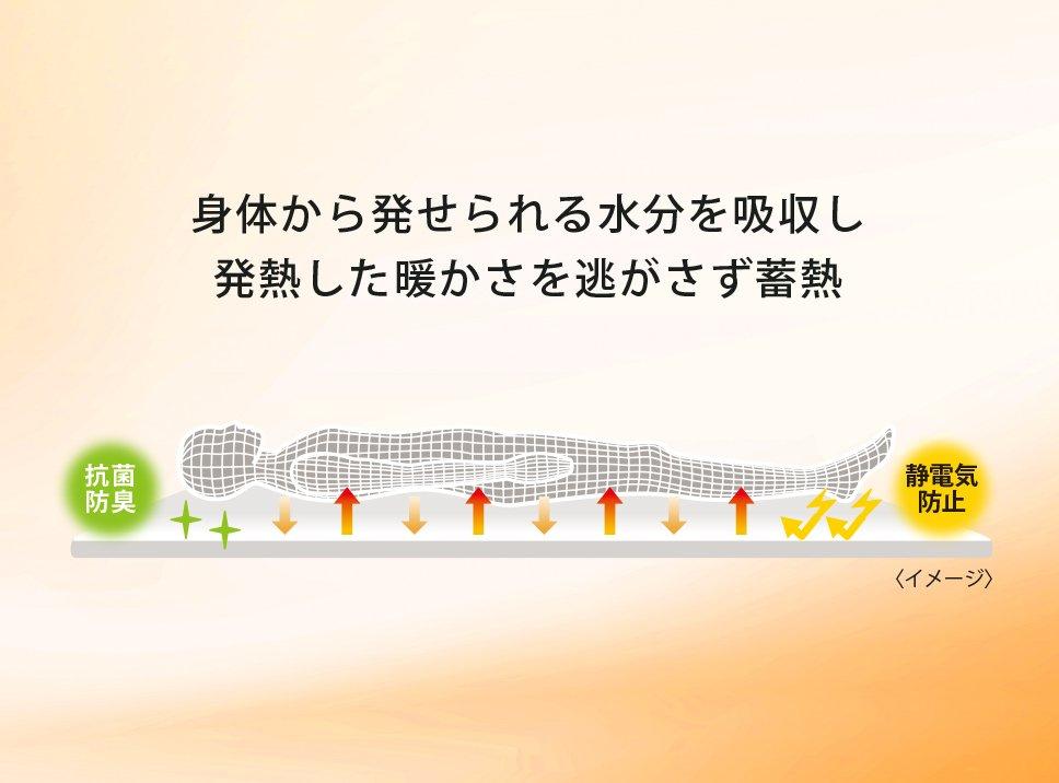 ウォームコンフォート敷パッド シーツ 暖か