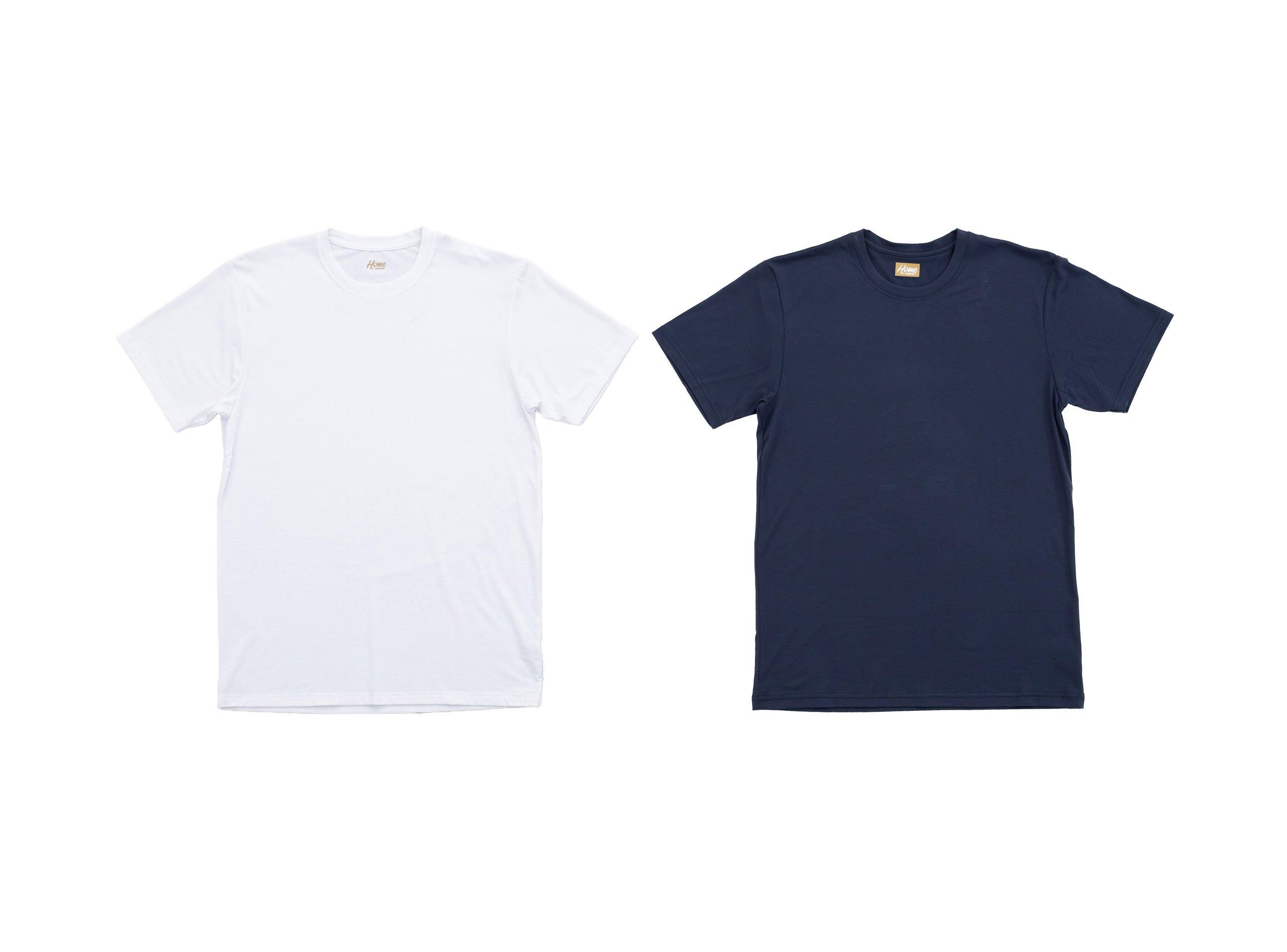 [ネット限定] リラクシングウェア メンズ 半袖丸首シャツ ベア天竺