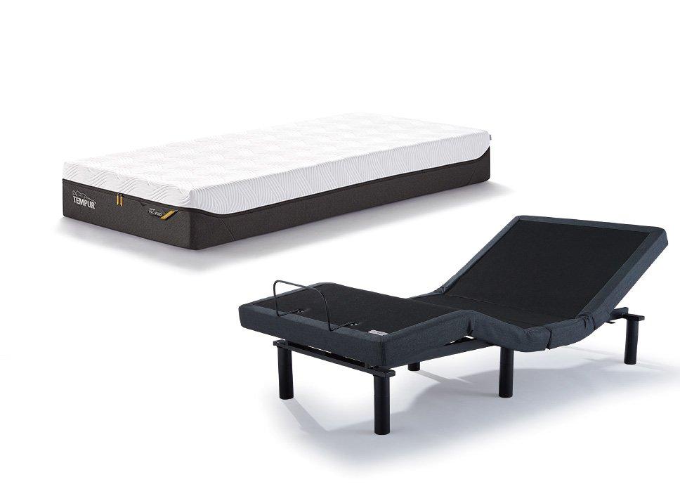 プロ プラス(マットレス:ややかため)とゼロジー(R) コンフォート(電動ベッド)のセット セミダブル