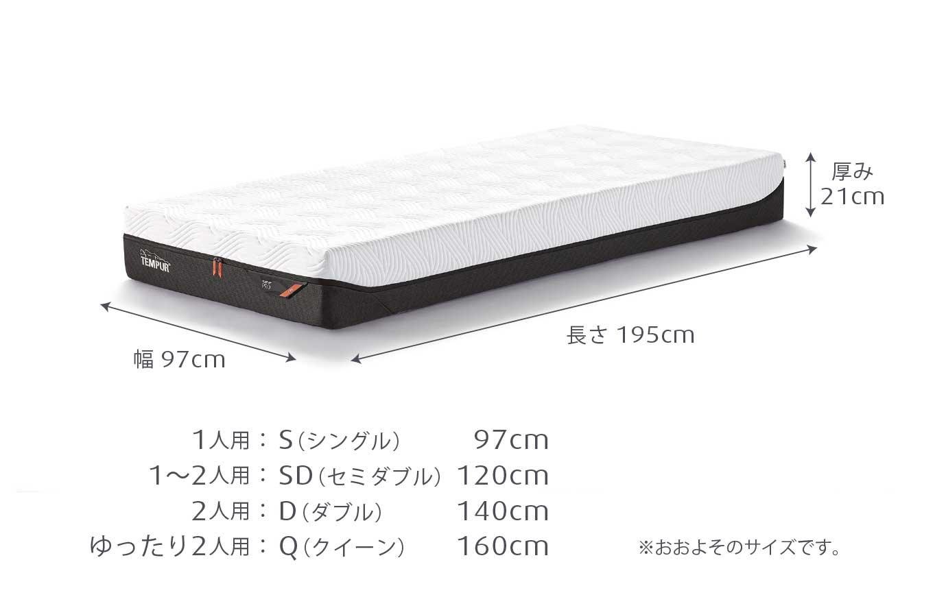 プロ（マットレス ふつうのかたさ）とエルゴ ワン（電動ベッド）のセット セミダブル
