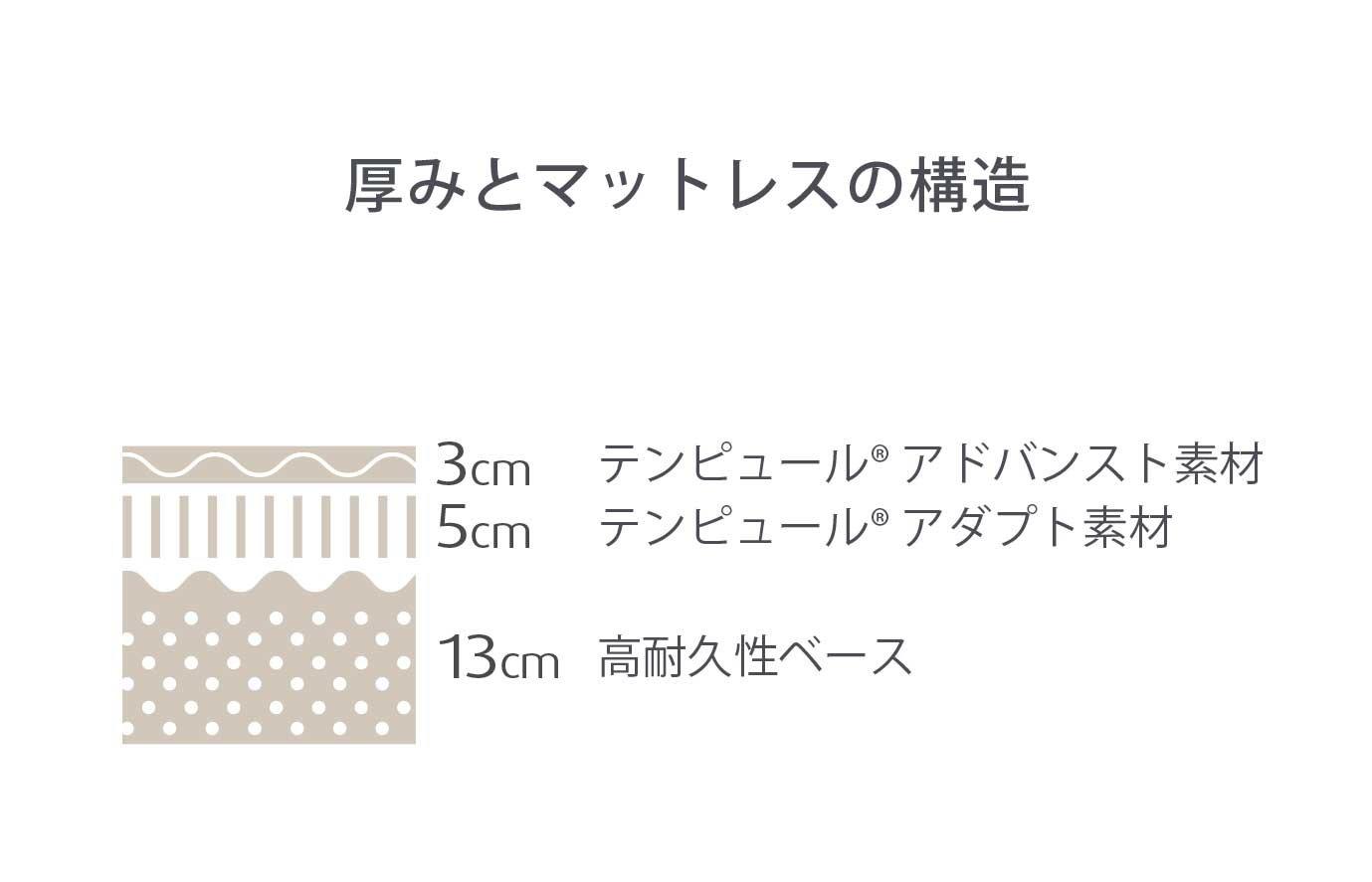 プロ（マットレス ふつうのかたさ）とエルゴ ワン（電動ベッド）のセット セミダブル