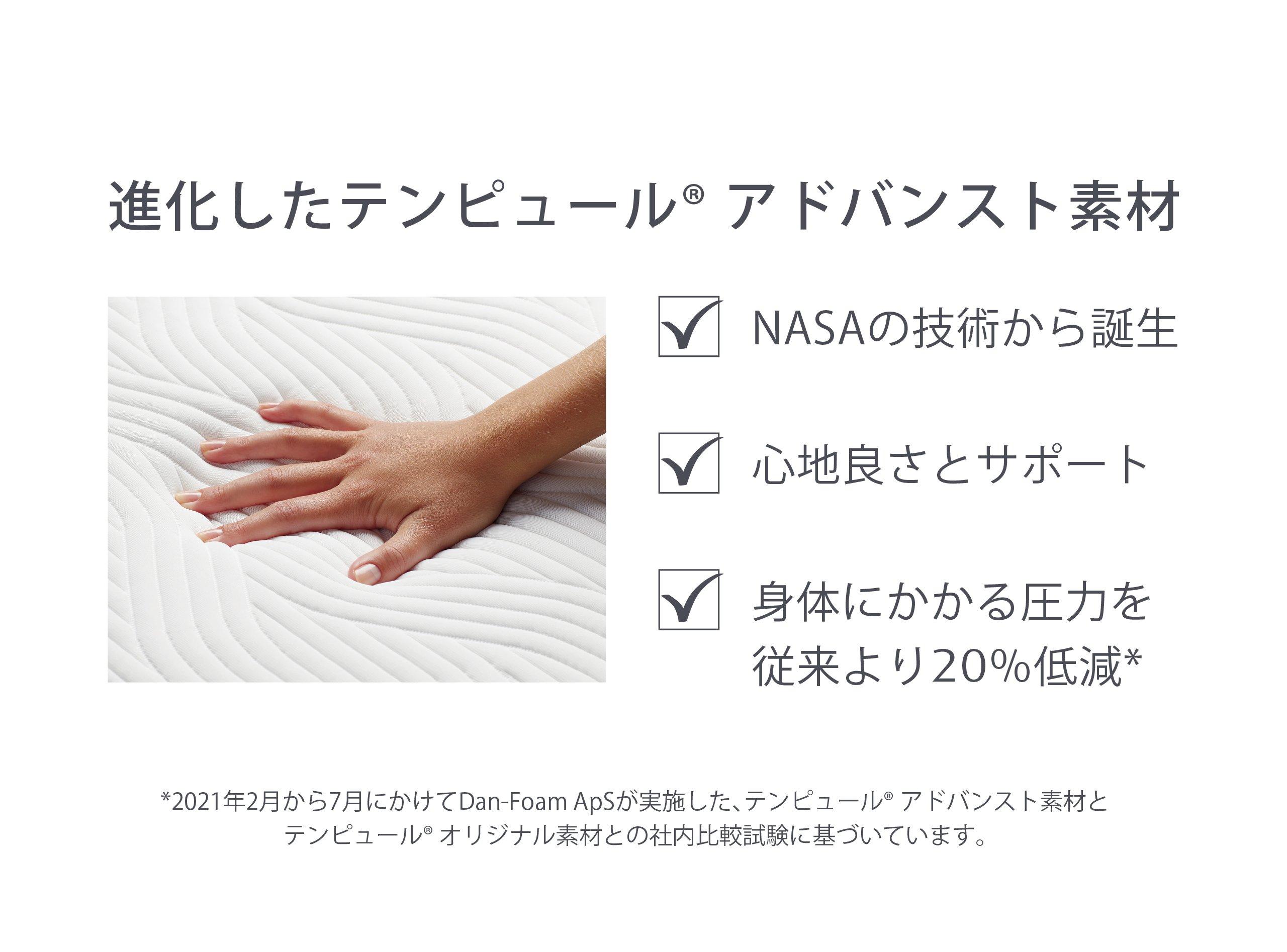 アウトレット ゼロジー(R) ベッドセット(2点) マットレス厚み21cm 限定ブラック