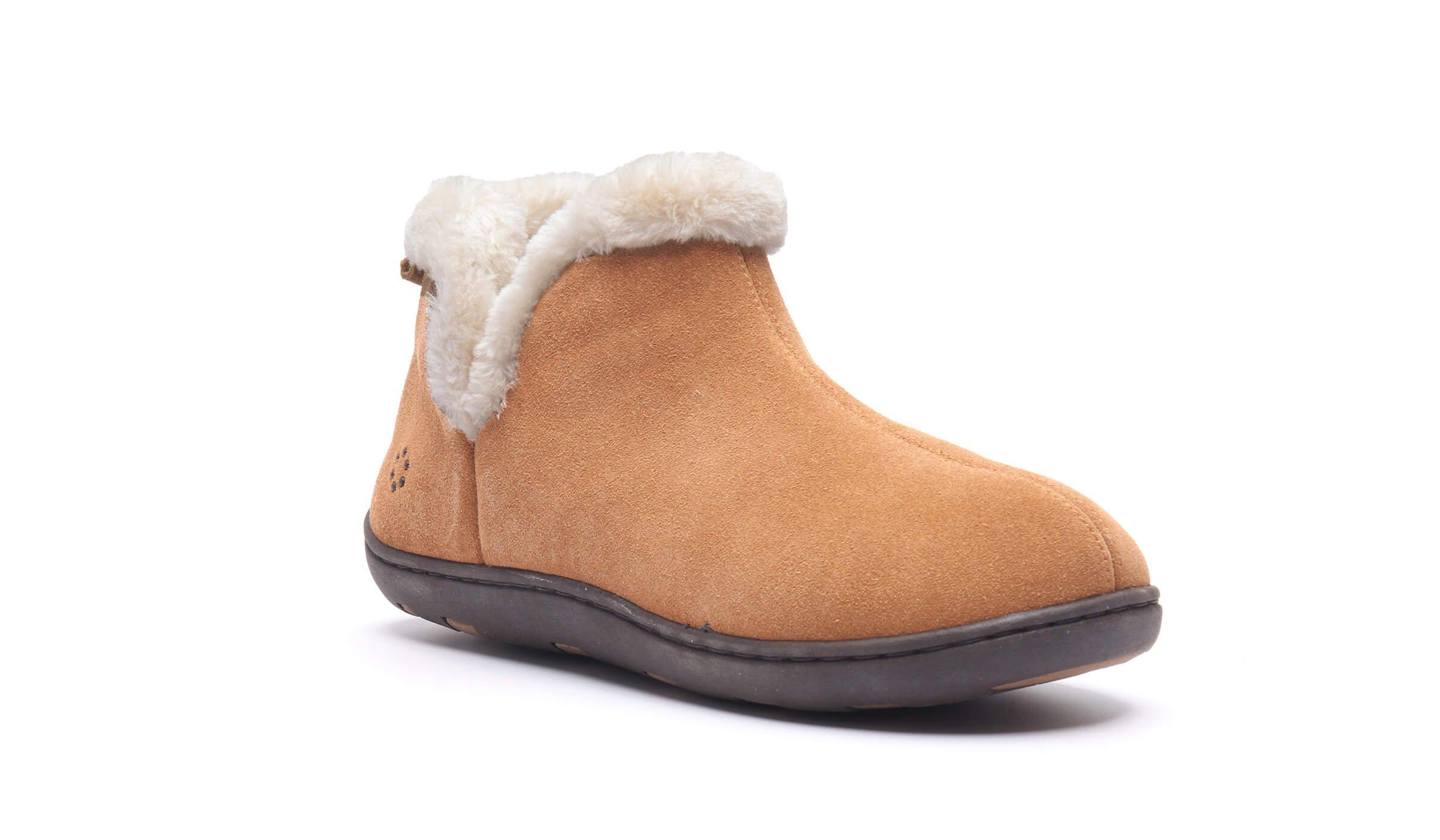 Home by TEMPUR Vallery Faux Fur Boot Women's Slippers (hashbrown)