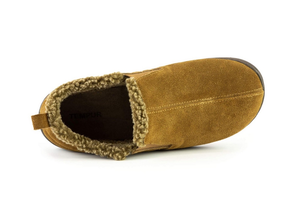 Home by Tempur Warrick Suede Men's Slippers (chestnut)