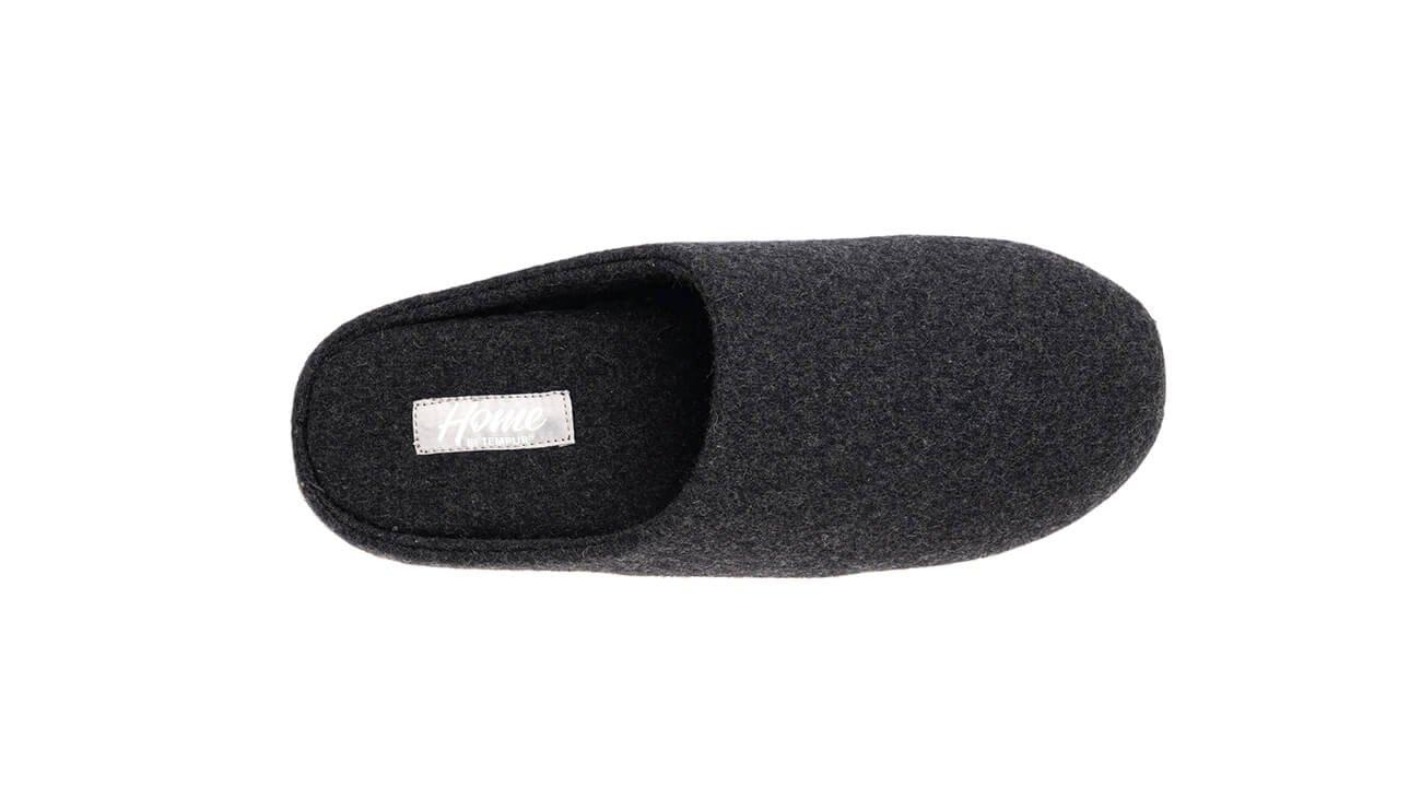Home by TEMPUR Zander Fleece Men's Slippers (charcoal)