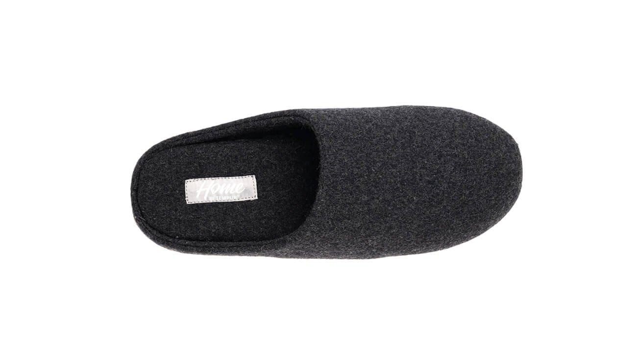 Home by Tempur Zander Fleece Men's Slippers (charcoal)