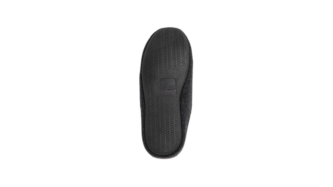 Home by Tempur Zander Fleece Men's Slippers (charcoal)