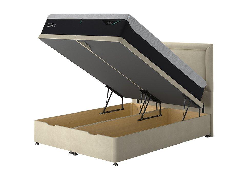 TEMPUR&reg; Buckingham Divan Ottoman (Super king)