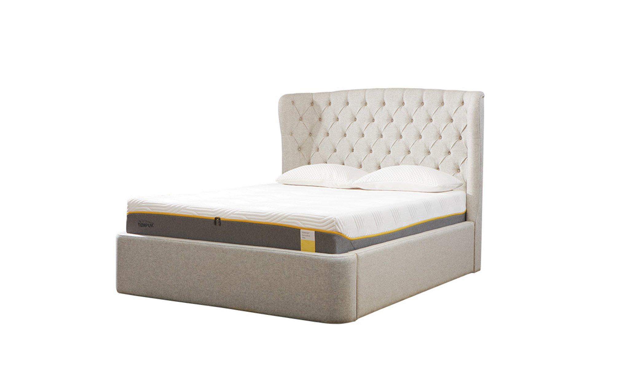 Tempur ottoman bed deals frame