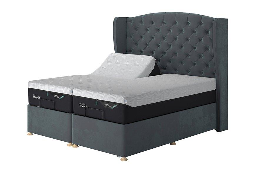 TEMPUR&reg; Suffolk Adjustable Disc Divan (King size)