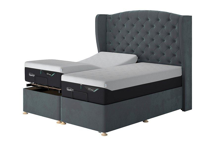 TEMPUR&reg; Suffolk Adjustable Disc Divan (King size)