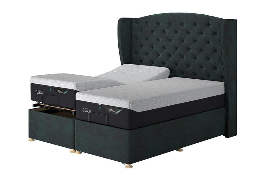 TEMPUR&reg; Suffolk Adjustable Disc Divan (King size)