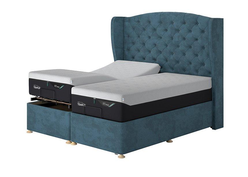 TEMPUR&reg; Suffolk Adjustable Disc Divan (Super king)