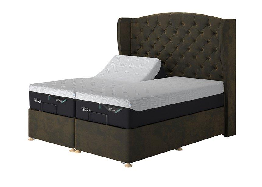 TEMPUR&reg; Suffolk Adjustable Disc Divan (King size)