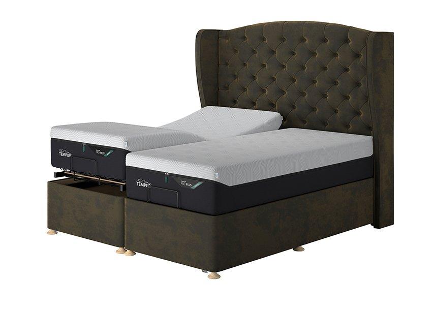 TEMPUR&reg; Suffolk Adjustable Disc Divan (King size)