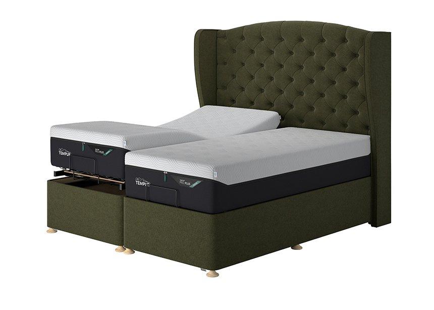 TEMPUR® Suffolk Adjustable Disc Divan (King size)