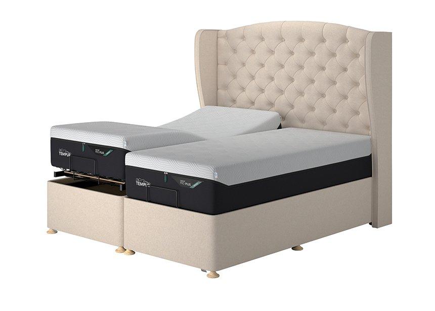 TEMPUR&reg; Suffolk Adjustable Disc Divan (King size)