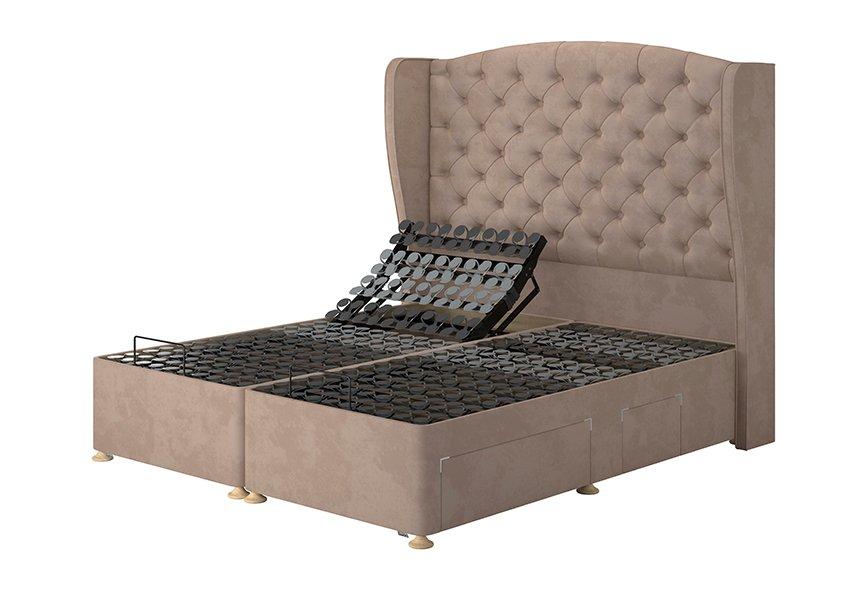 TEMPUR&reg; Suffolk Adjustable Disc Drawer Divan (King size)
