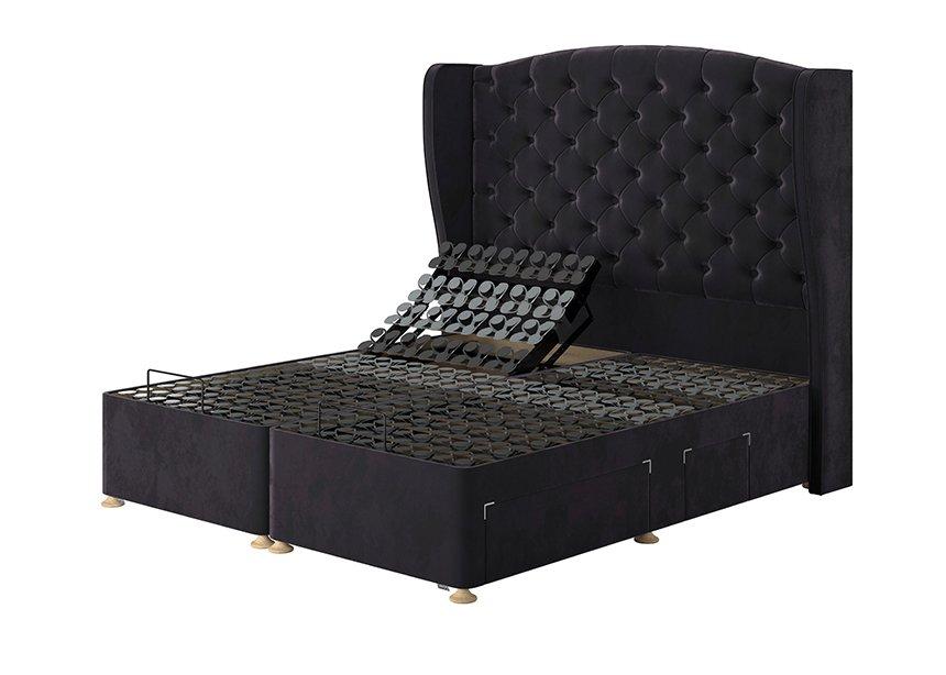 TEMPUR&reg; Suffolk Adjustable Disc Drawer Divan (Super king)