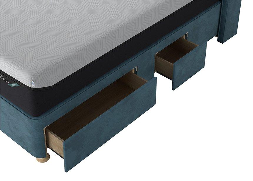 TEMPUR® Suffolk Adjustable Disc Drawer Divan (Super king)