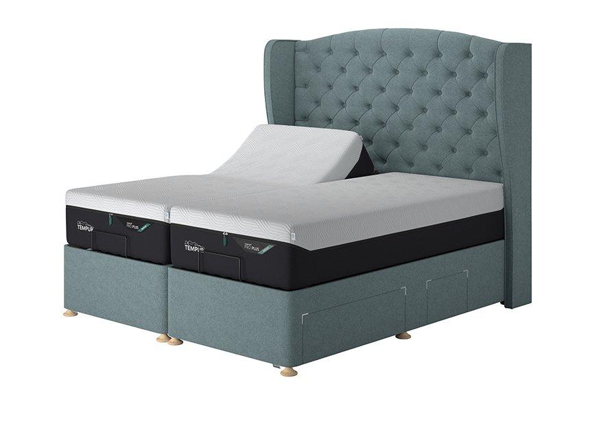 TEMPUR® Suffolk Adjustable Disc Drawer Divan (King size)
