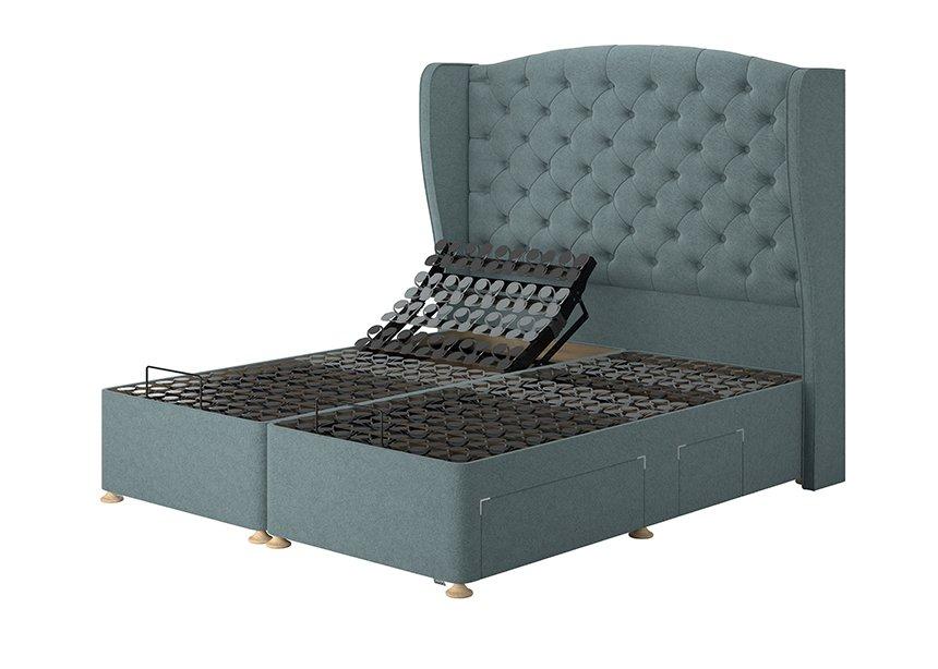 TEMPUR® Suffolk Adjustable Disc Drawer Divan (Long single)