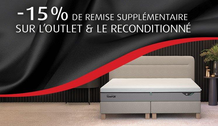 Matelas TEMPUR Pro CoolQuilt en promotion à -25%