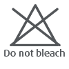 Do not bleach