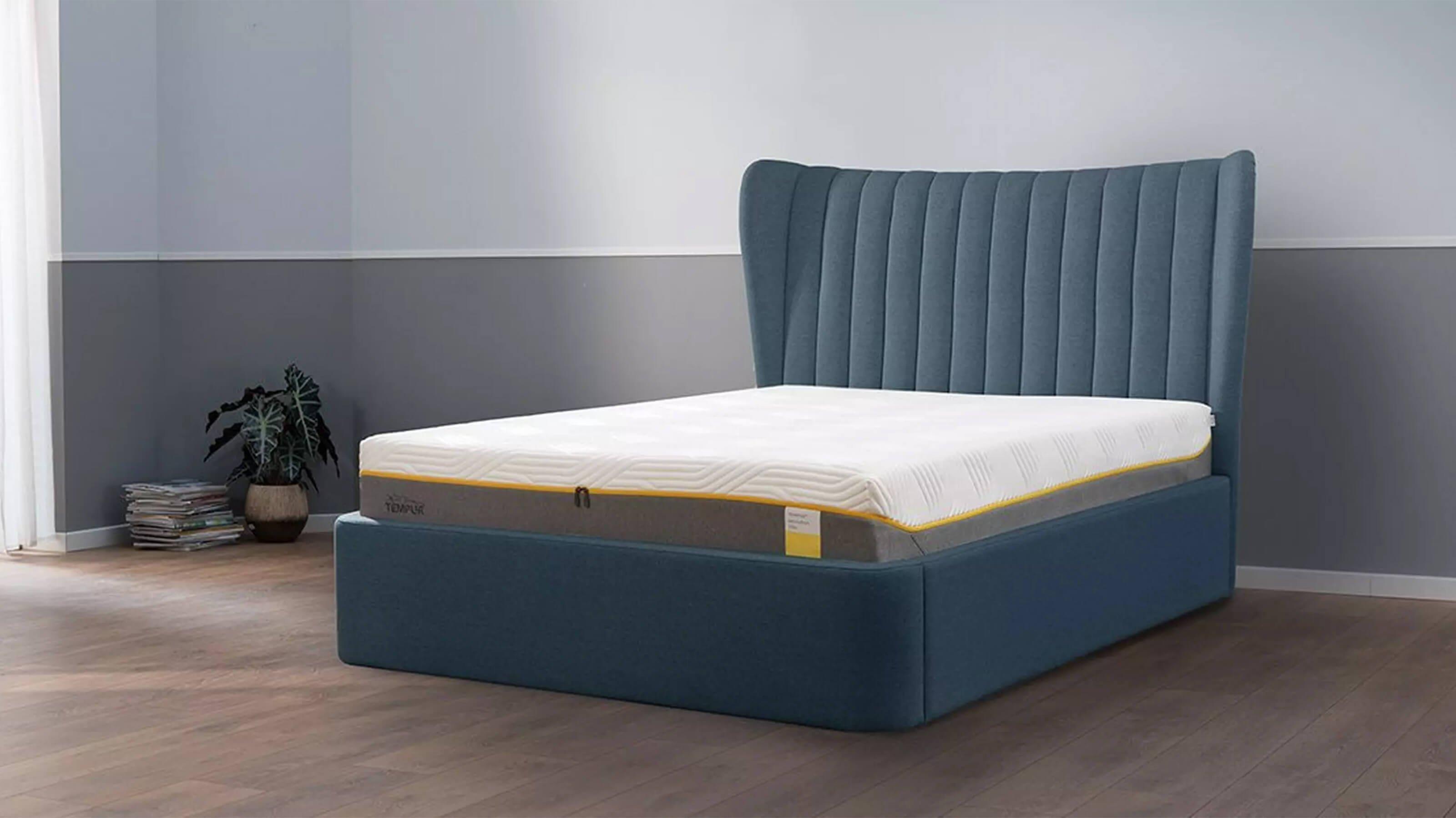 TEMPUR bed frame base upholstered