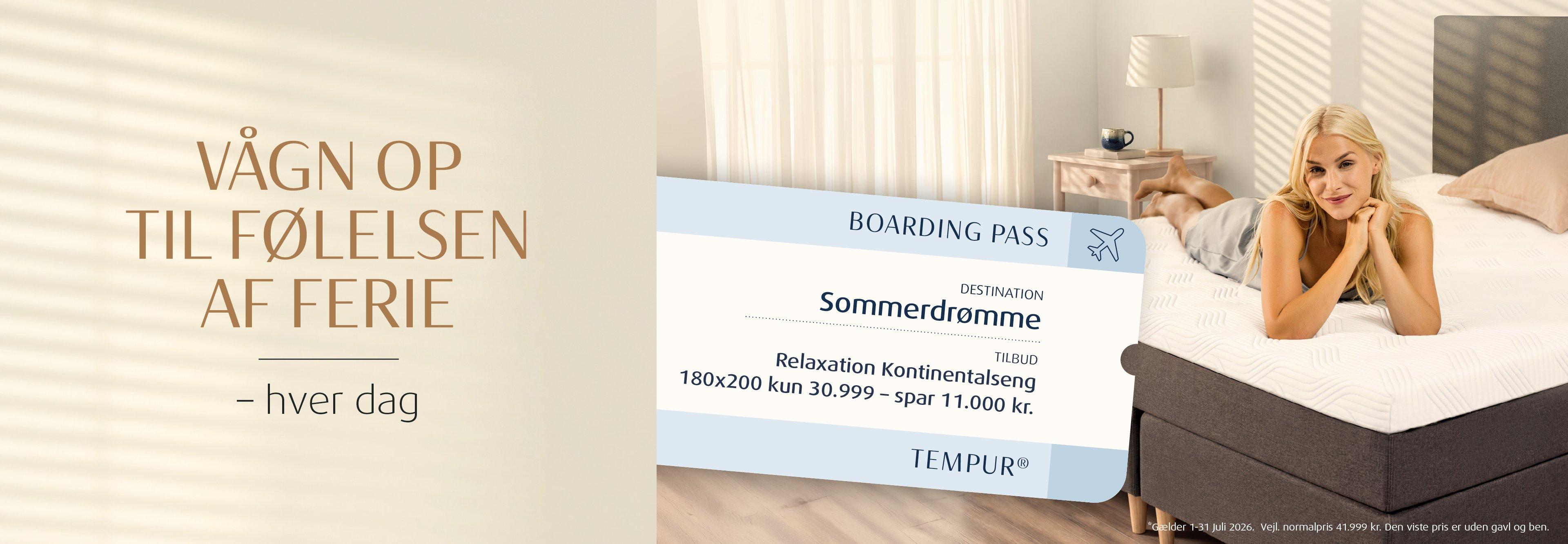 TEMPUR DANMARK. Sommerkampagne