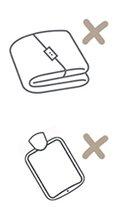 Not recommended to use electric blankets
        or hot water bottles