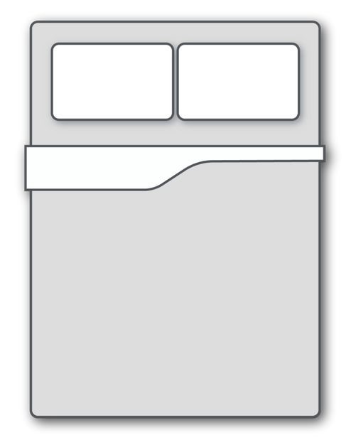 King mattress icon