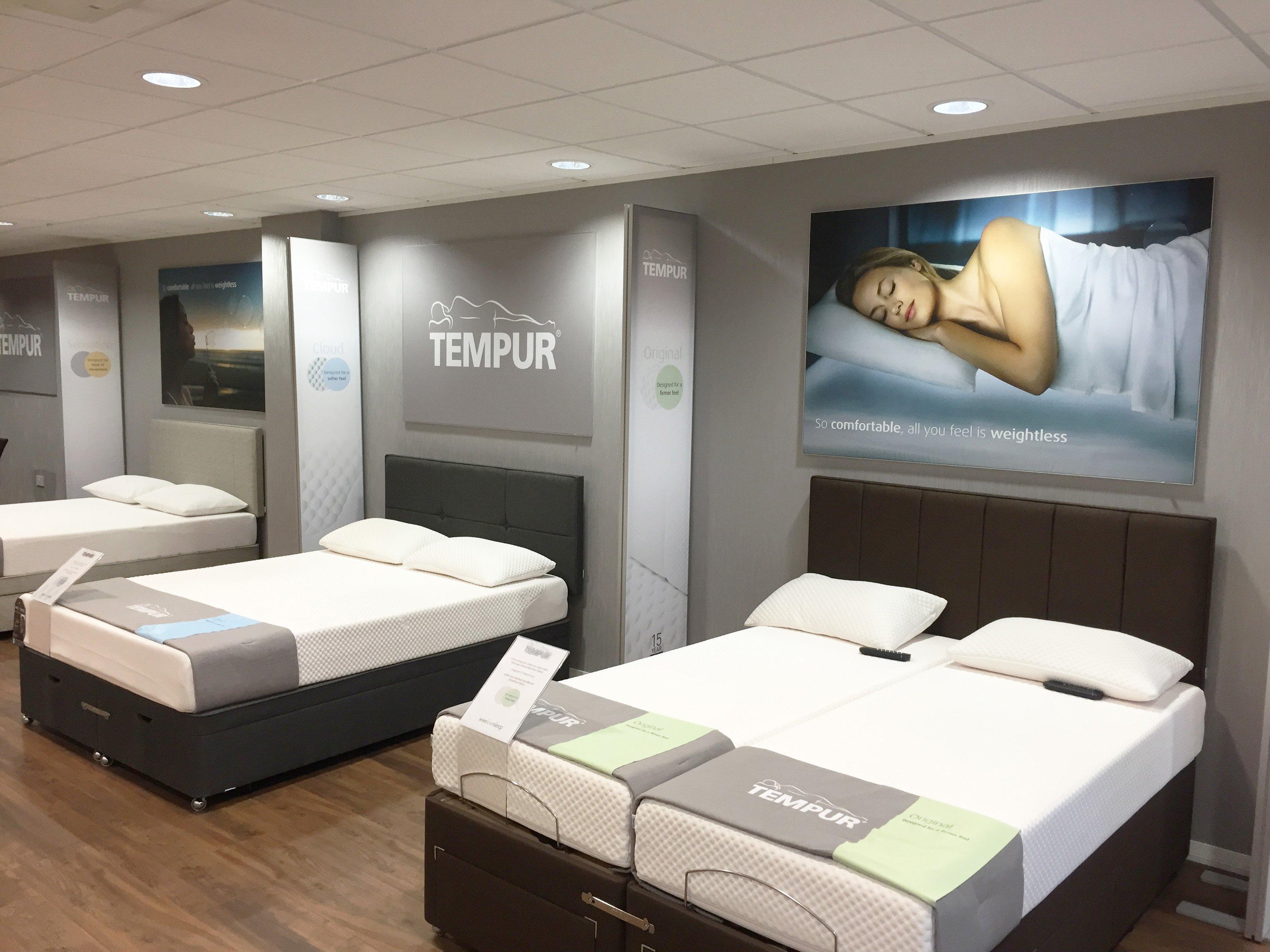 Tempurpedic showroom on sale